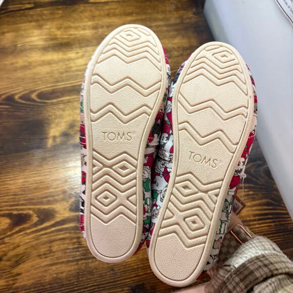 Toms Christmas Dogs Slip On Shoes Size 6 - Picture 7 of 7